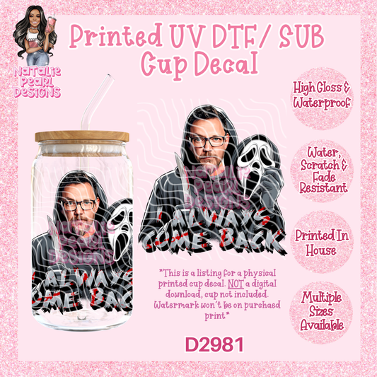 D2981 UV DTF/Sub Decal