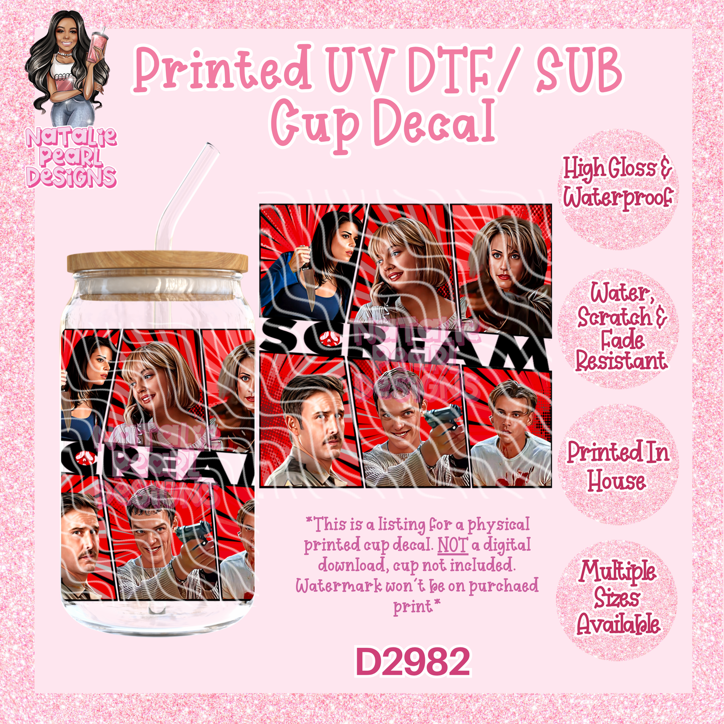 D2982 UV DTF/Sub Decal