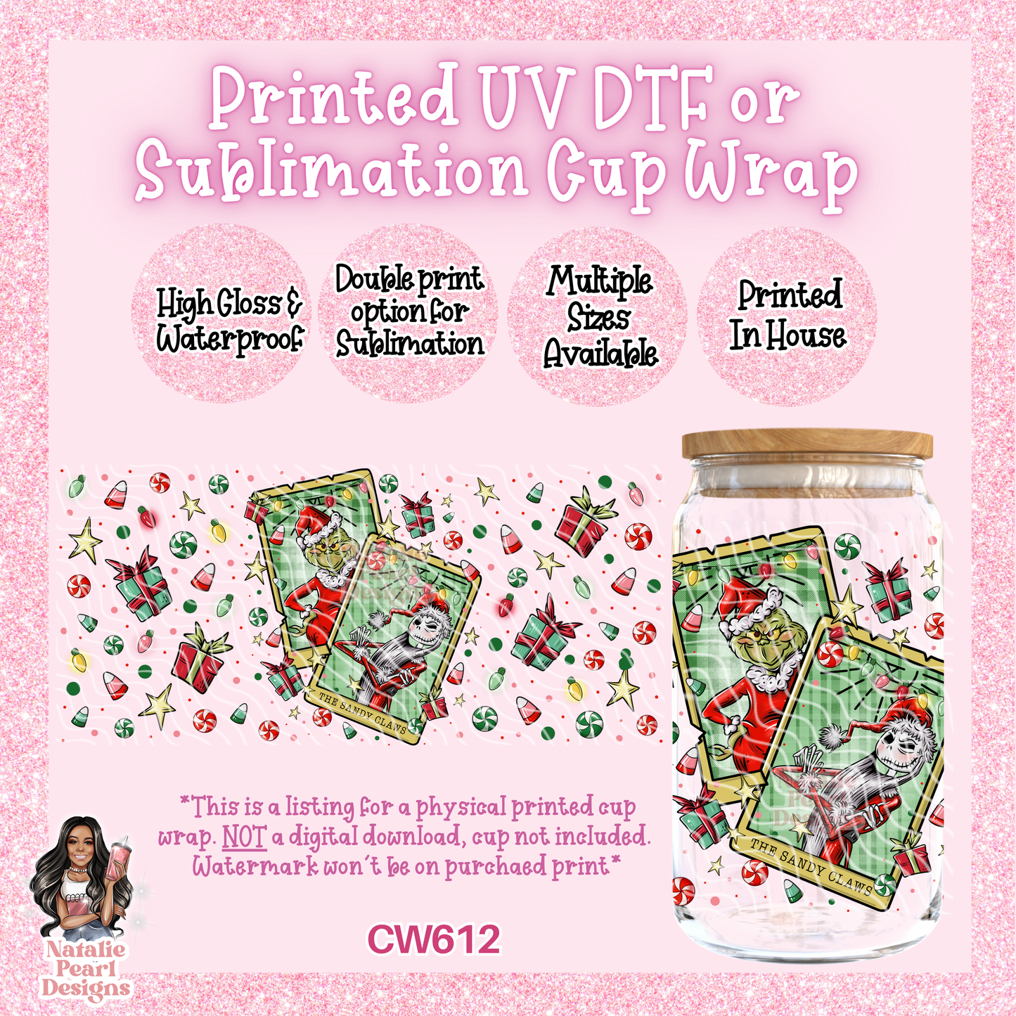 CW612 UV DTF/SUB Cup Wrap