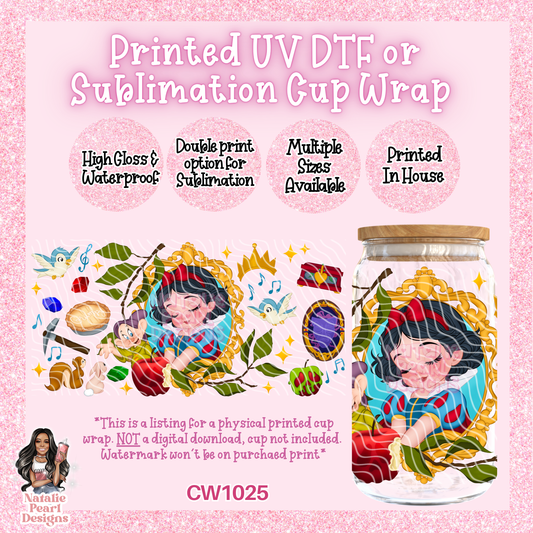 CW1025 UV DTF/SUB Cup Wrap
