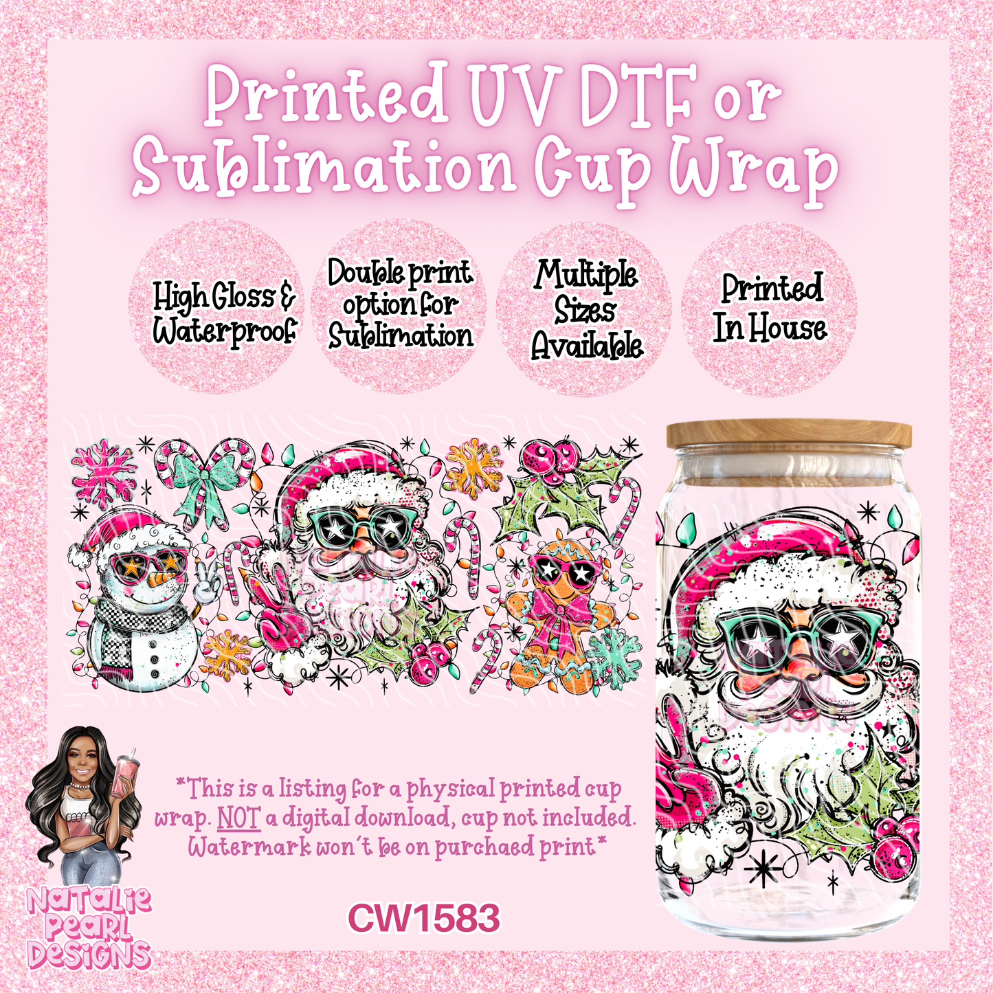 CW1583 UV DTF/SUB Cup Wraps