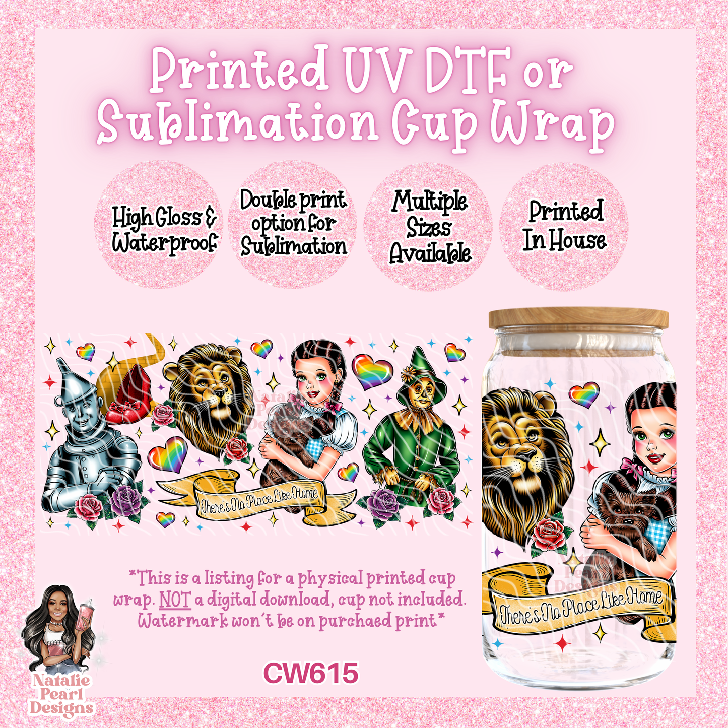 CW615 UV DTF/SUB Cup Wrap