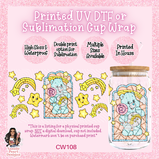 CW108 UV DTF/SUB Cup Wrap