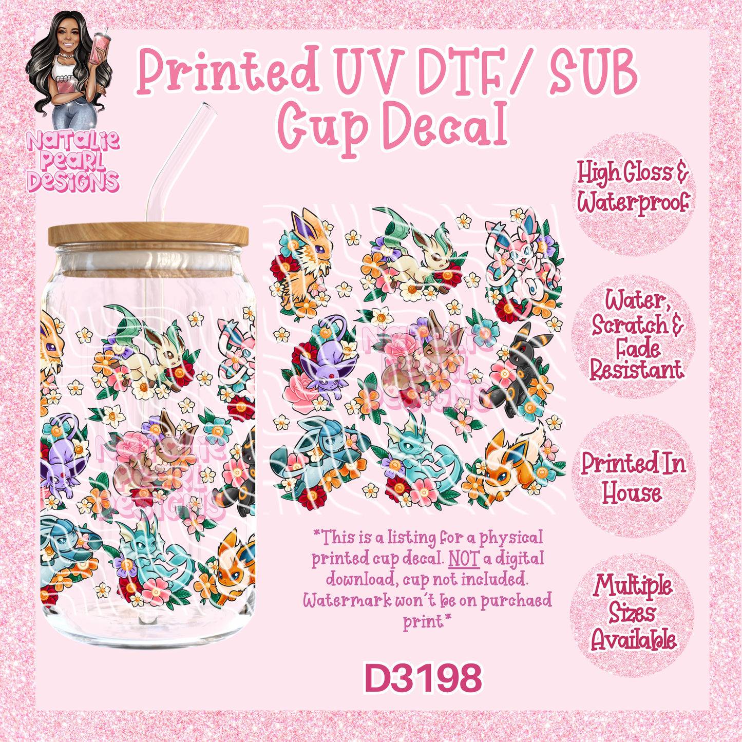 D3198 UV DTF/Sub Decal