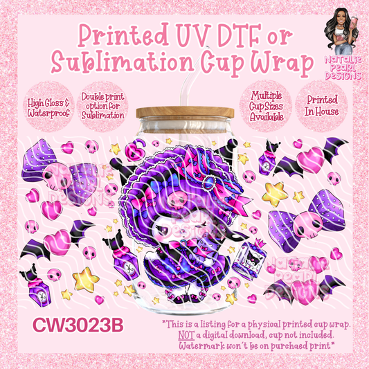 CW3023B UV DTF/SUB Cup Wraps
