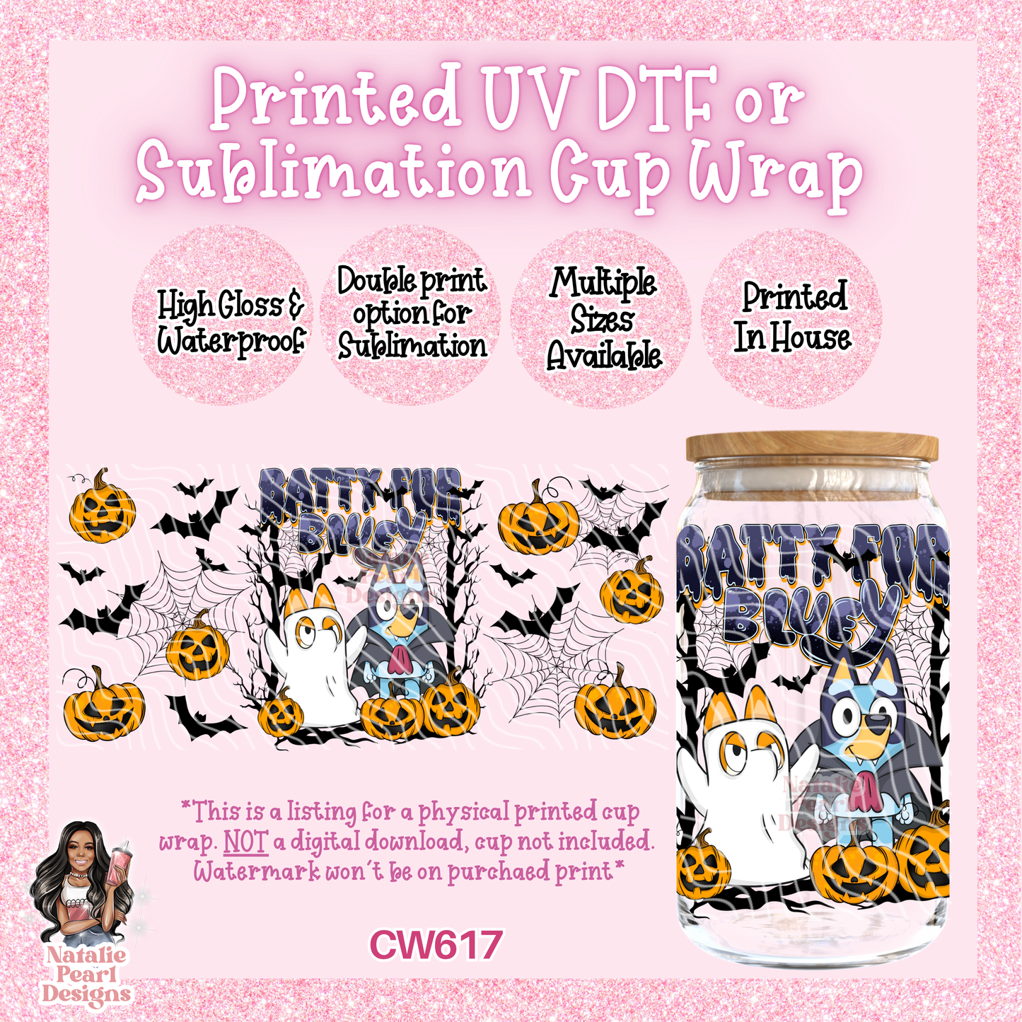 CW617 UV DTF/SUB Cup Wrap