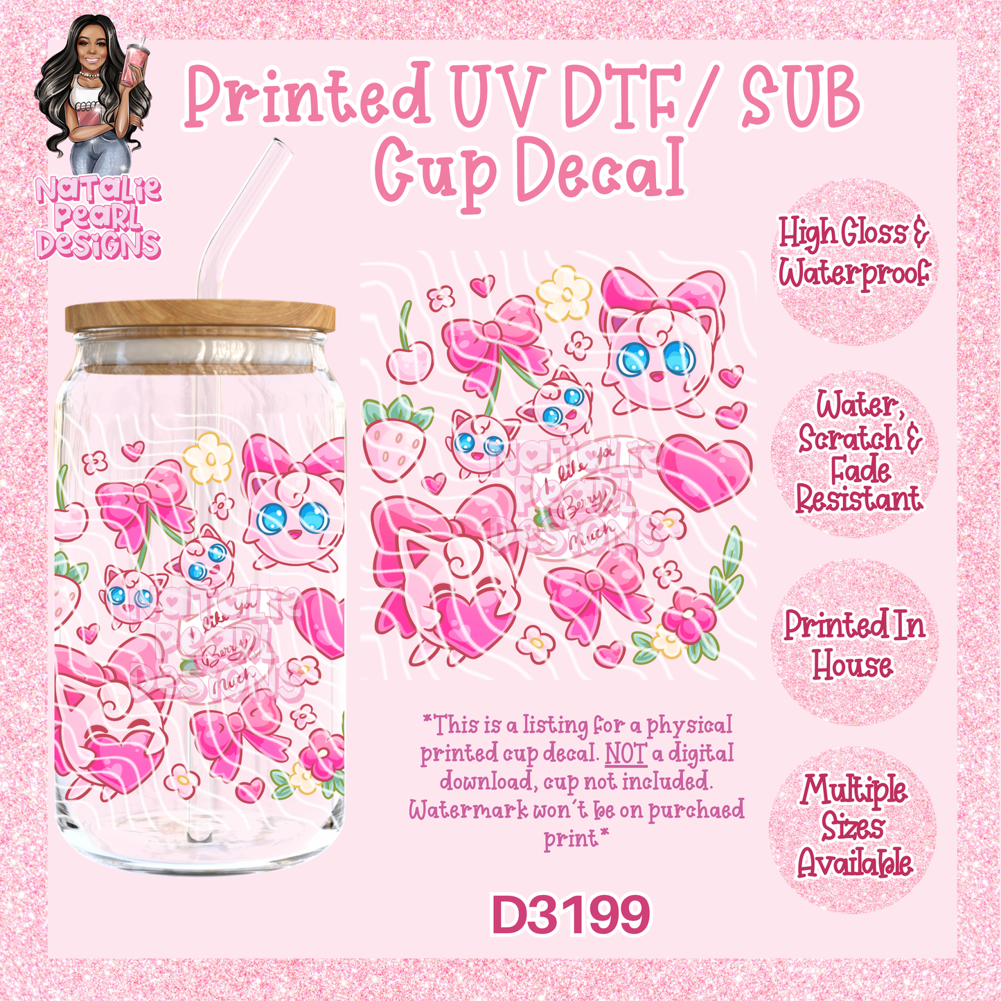 D3199 UV DTF/Sub Decal