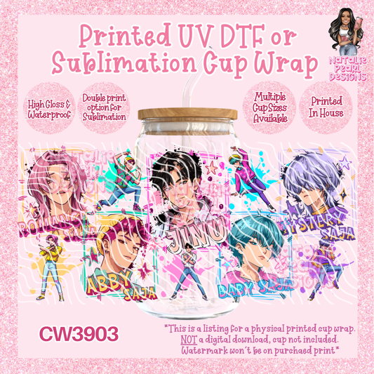 CW3903 UV DTF/SUB Cup Wraps