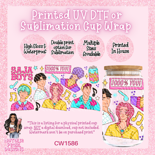 CW1586 UV DTF/SUB Cup Wraps