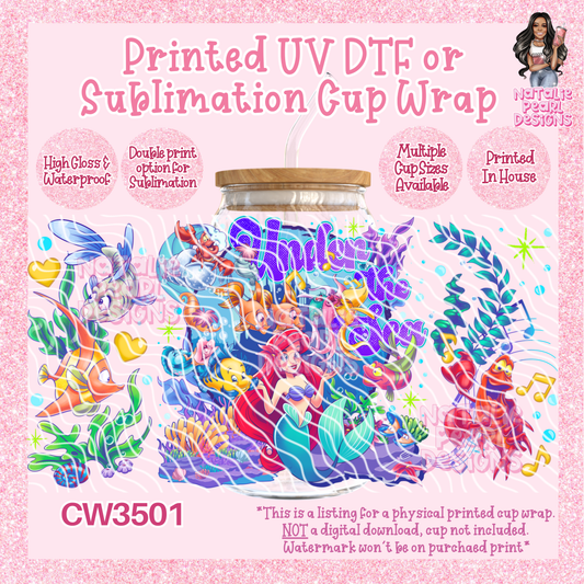 CW3501 UV DTF/SUB Cup Wraps