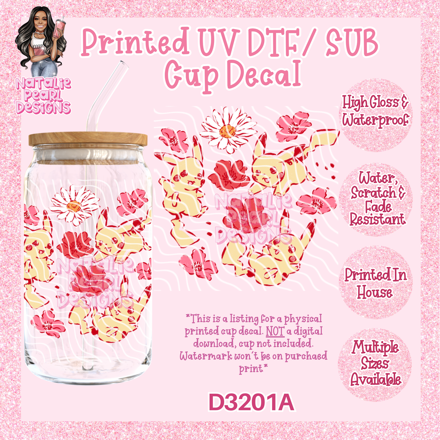 D3201A UV DTF/Sub Decal