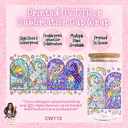 CW113 UV DTF/SUB Cup Wrap