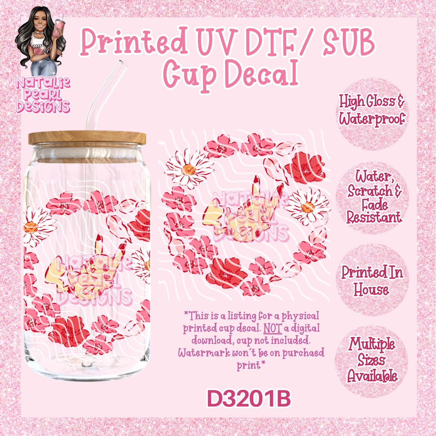 D3201B UV DTF/Sub Decal
