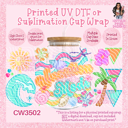 CW3502 UV DTF/SUB Cup Wraps