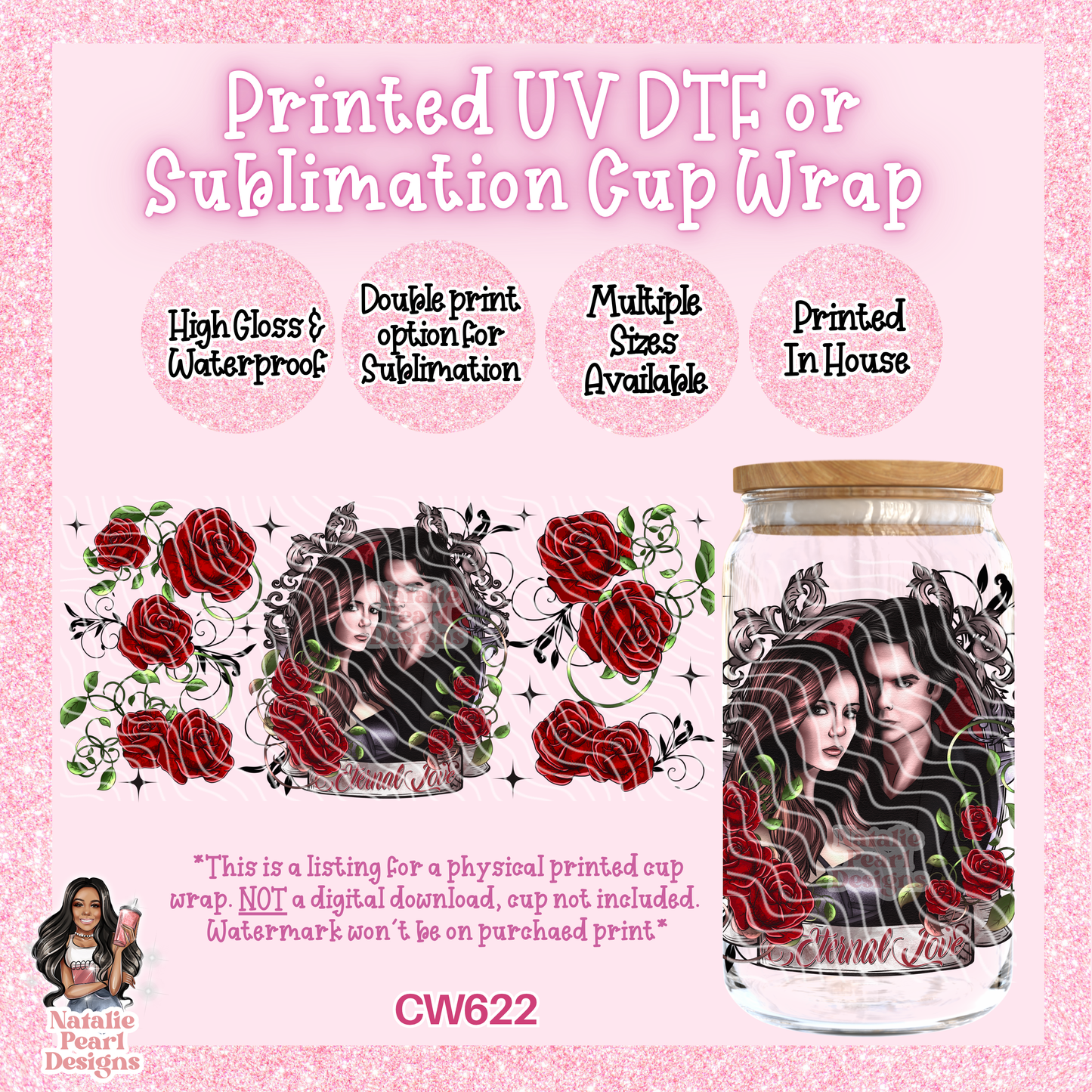 CW622 UV DTF/SUB Cup Wrap