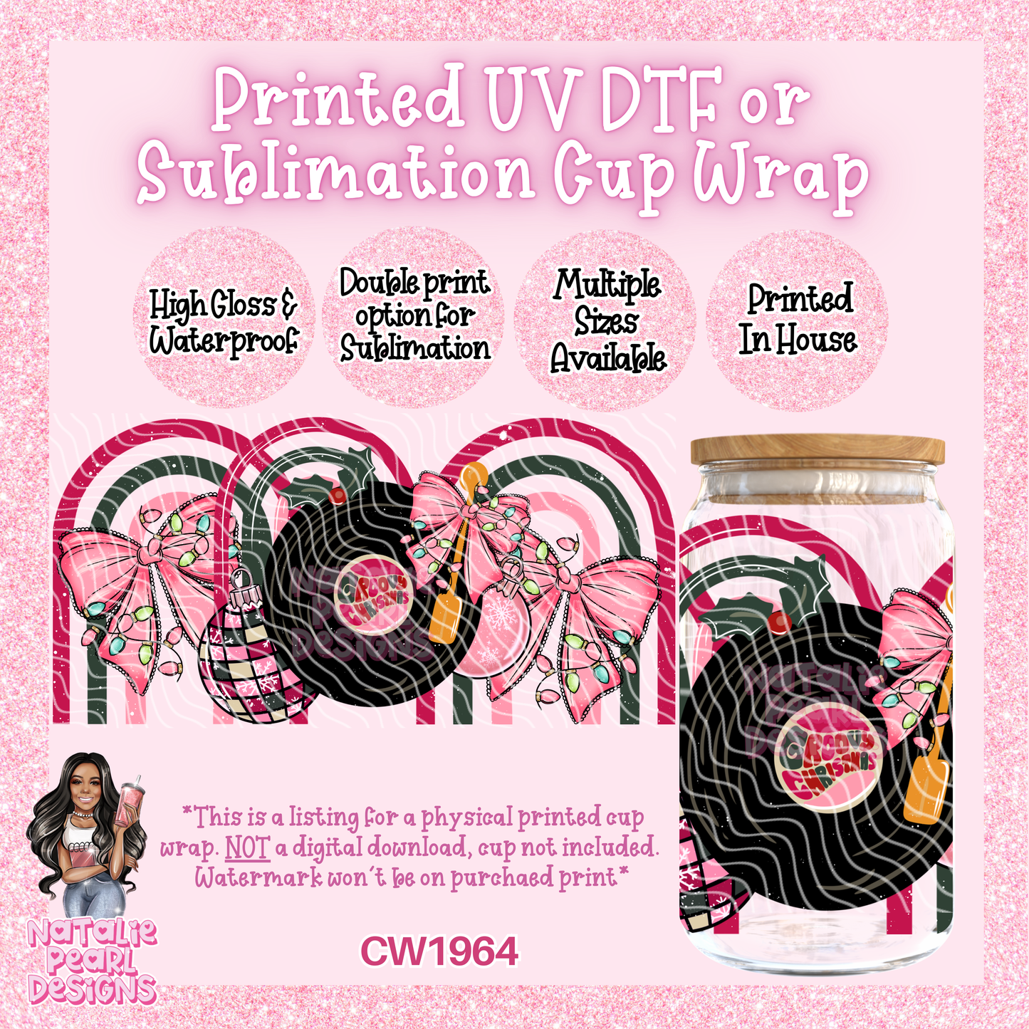 CW1964 UV DTF/SUB Cup Wraps