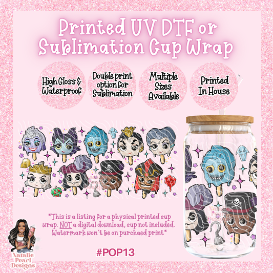 POP13 UV DTF/SUB Cup Wrap