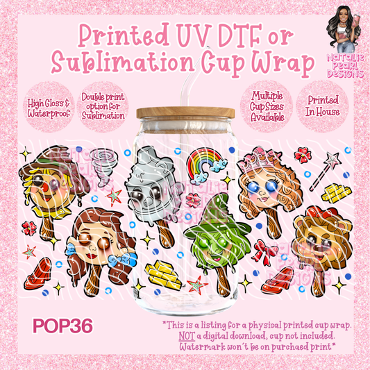 POP36 UV DTF/SUB Cup Wraps