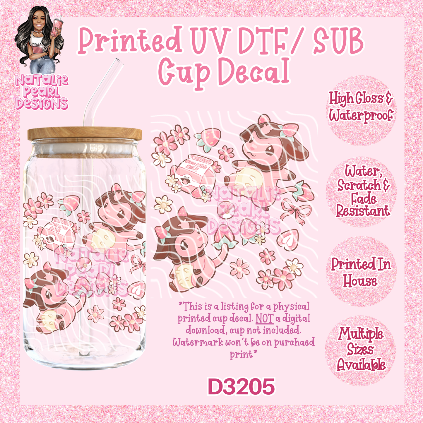 D3205 UV DTF/Sub Decal