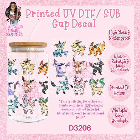 D3206 UV DTF/Sub Decal