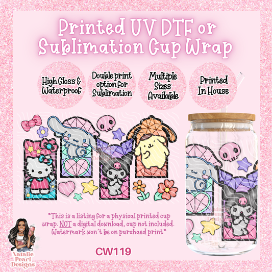 CW119 UV DTF/SUB Cup Wrap