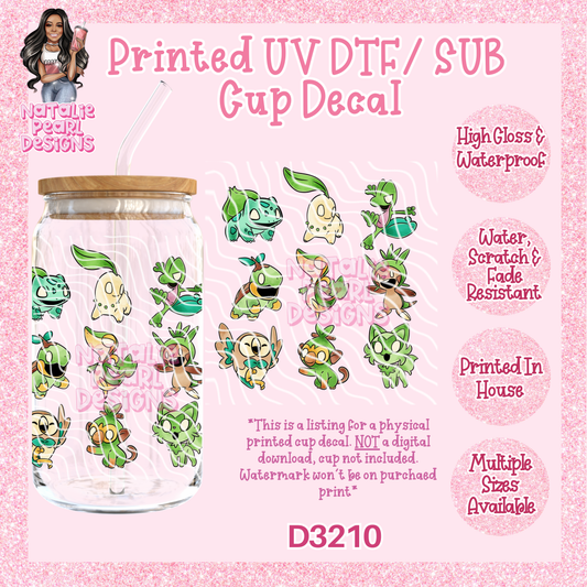 D3210 UV DTF/Sub Decal