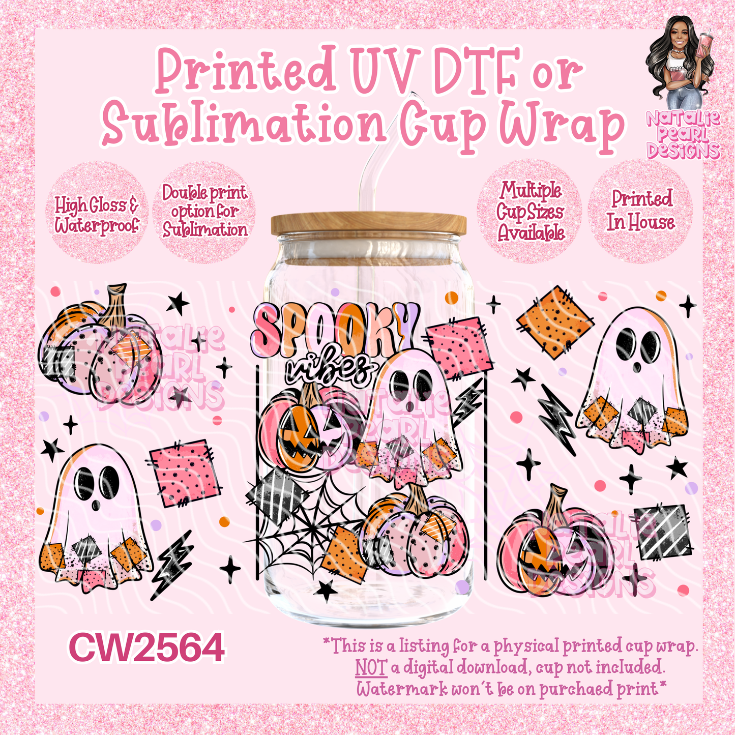 CW2564 UV DTF/SUB Cup Wraps
