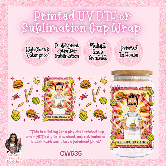 CW635 UV DTF/SUB Cup Wrap