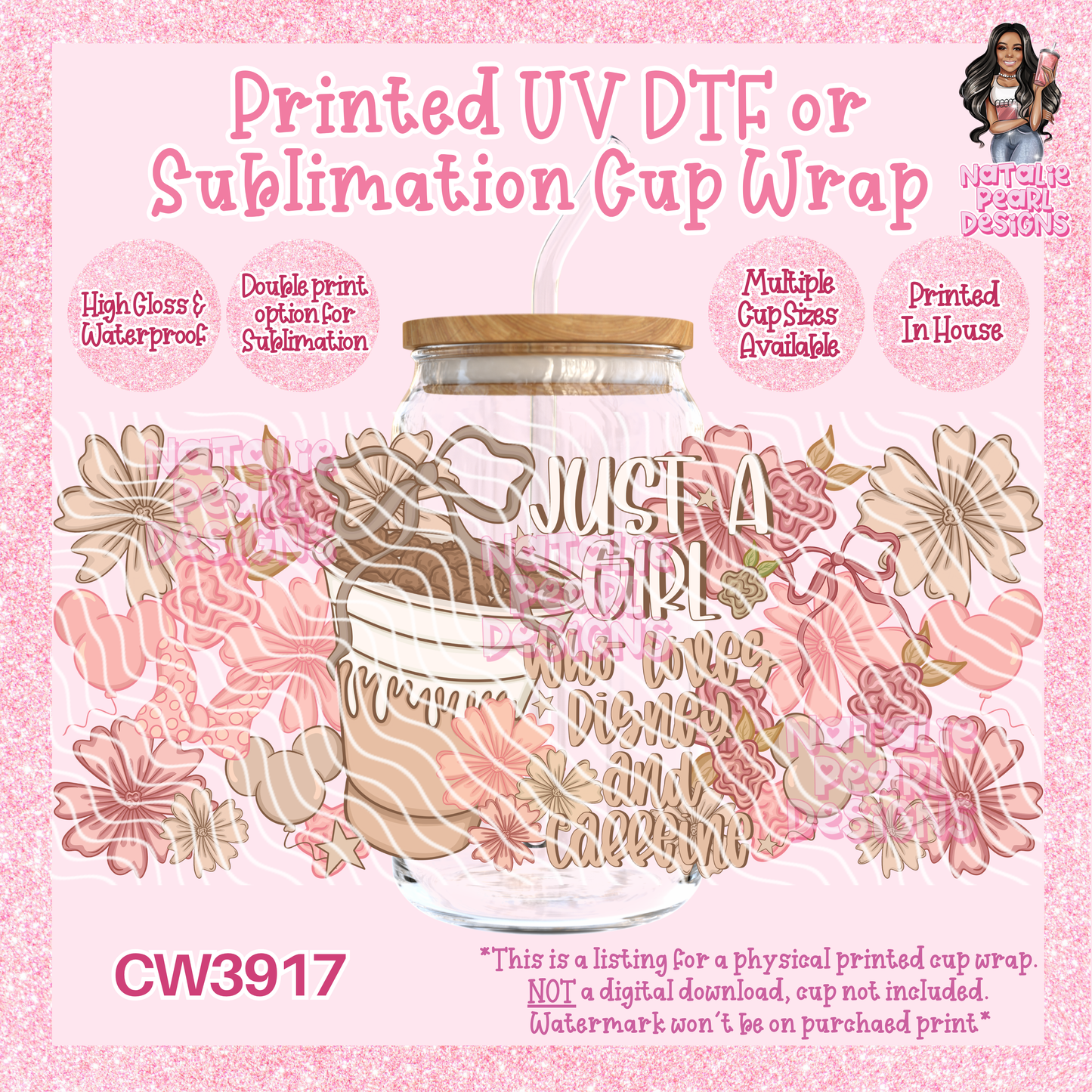 CW3917 UV DTF/SUB Cup Wraps