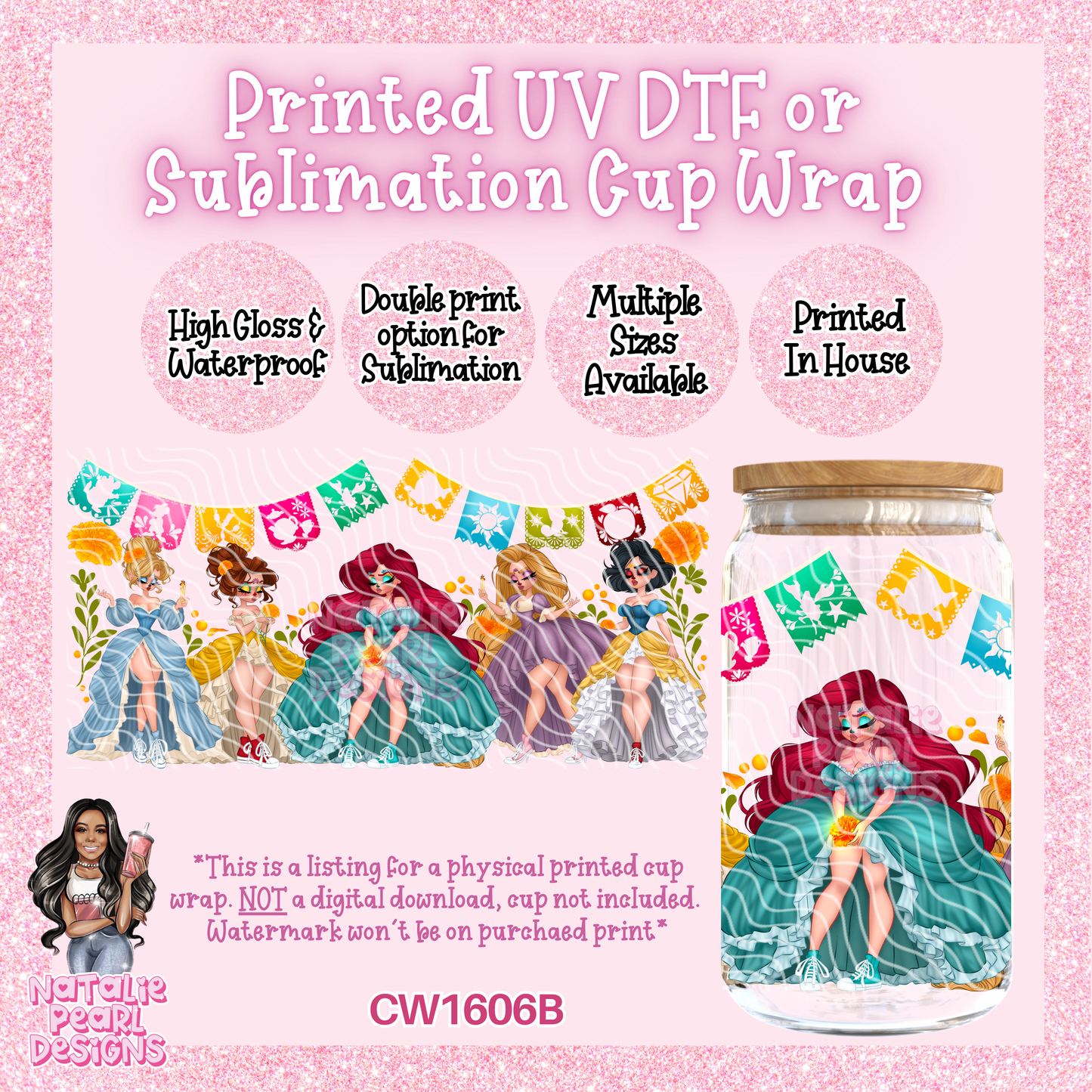 CW1606B UV DTF/SUB Cup Wraps