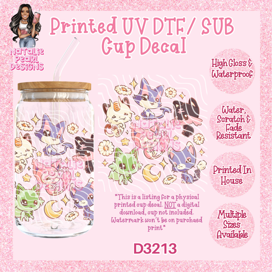 D3213 UV DTF/Sub Decal