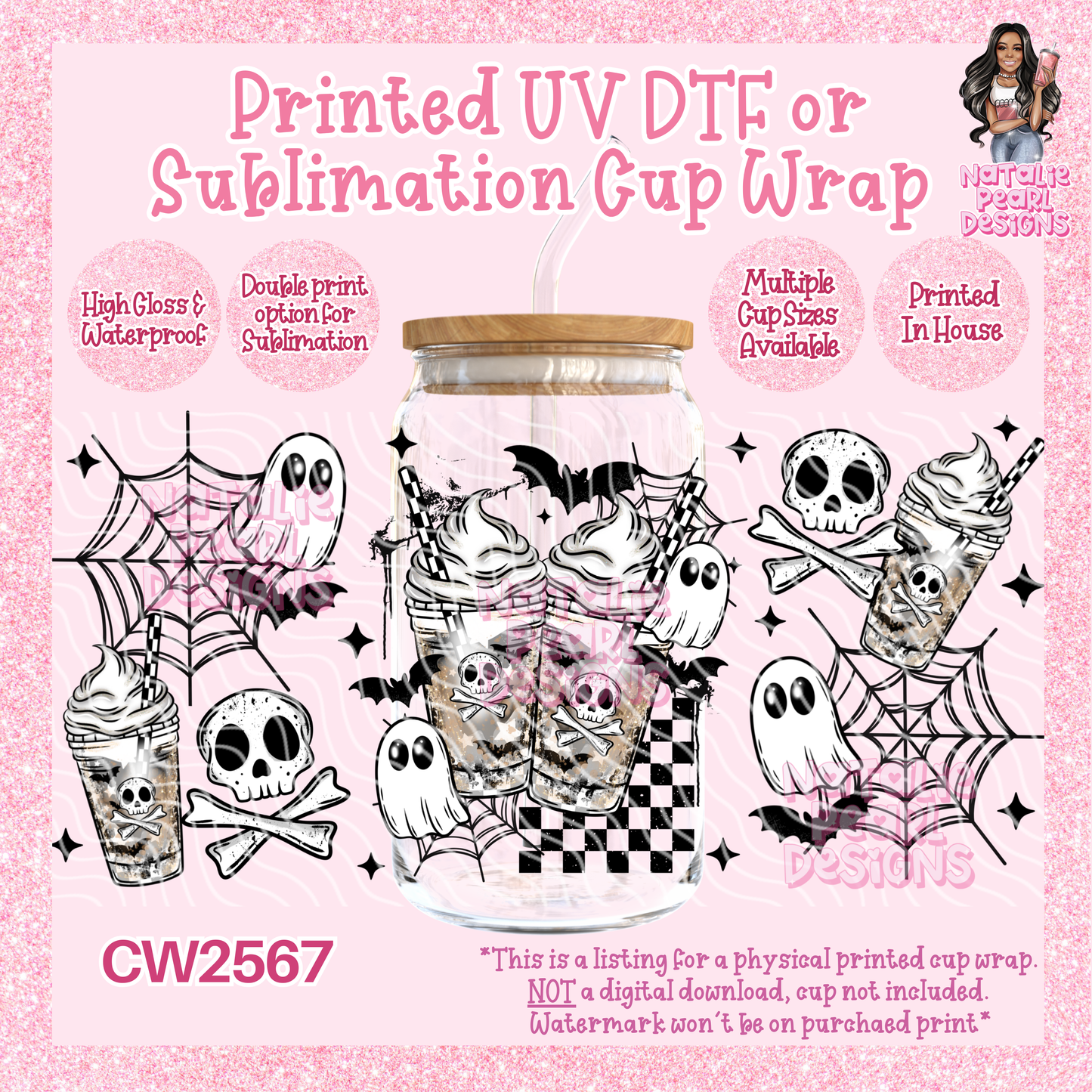 CW2567 UV DTF/SUB Cup Wraps