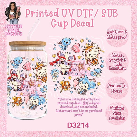 D3214 UV DTF/Sub Decal