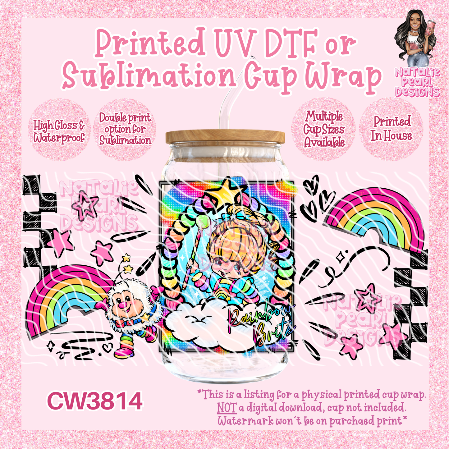 CW3814 UV DTF/SUB Cup Wraps