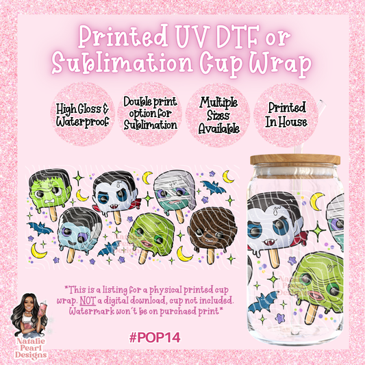 POP14 UV DTF/SUB Cup Wrap