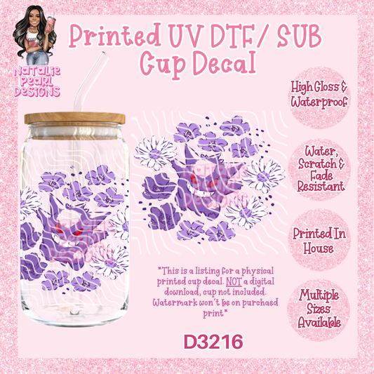 D3216 UV DTF/Sub Decal