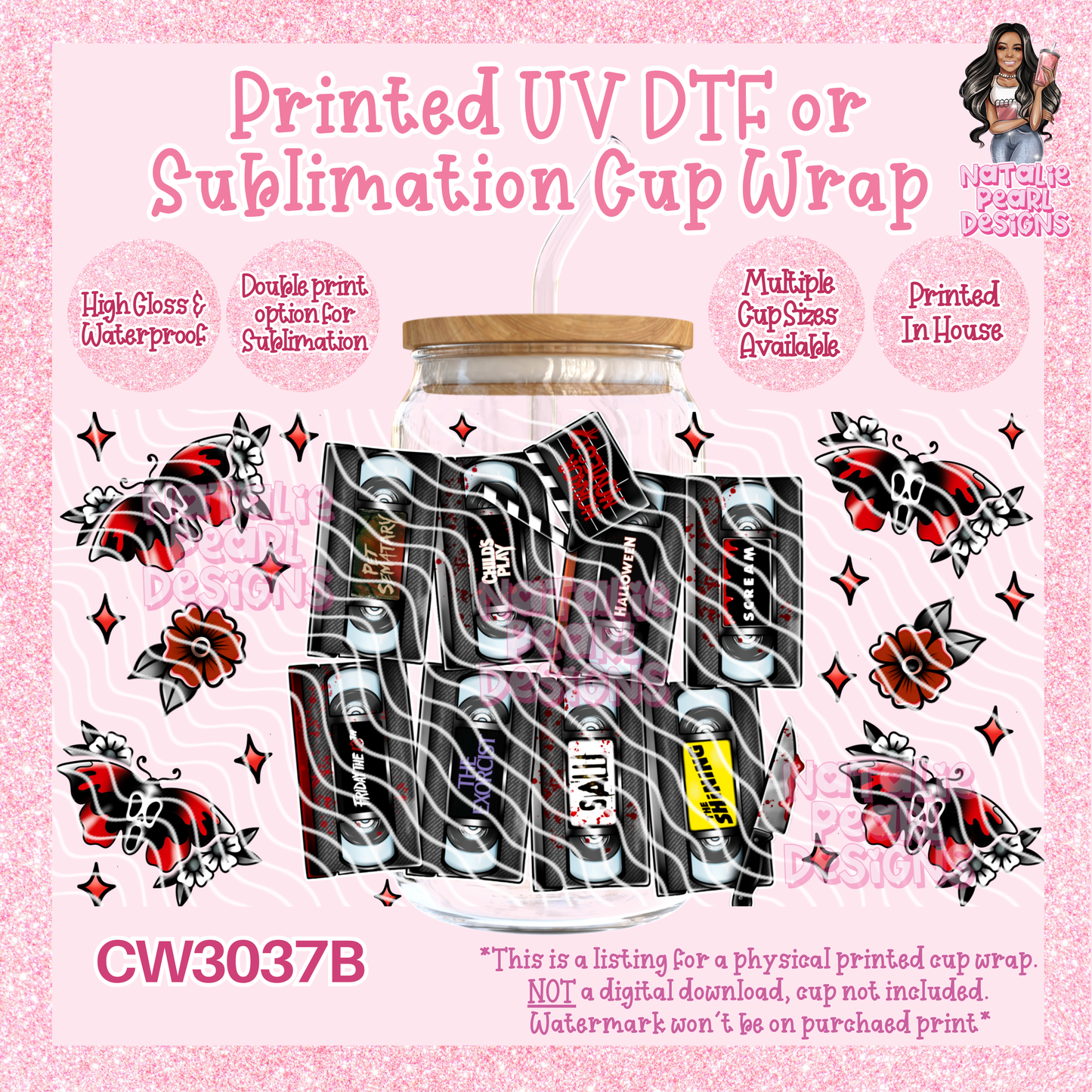 CW3037B UV DTF/SUB Cup Wraps