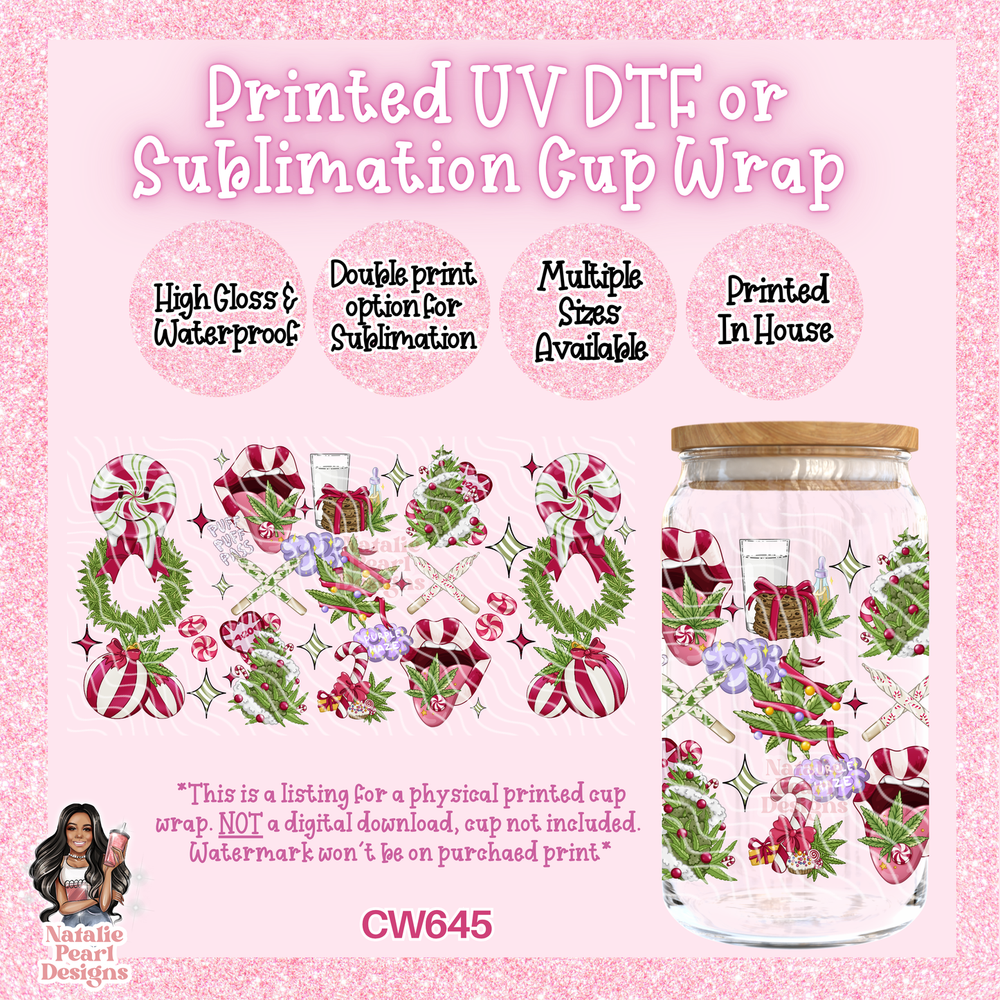CW645 UV DTF/SUB Cup Wrap