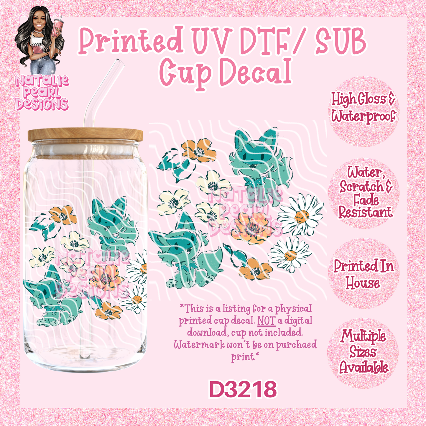 D3218 UV DTF/Sub Decal
