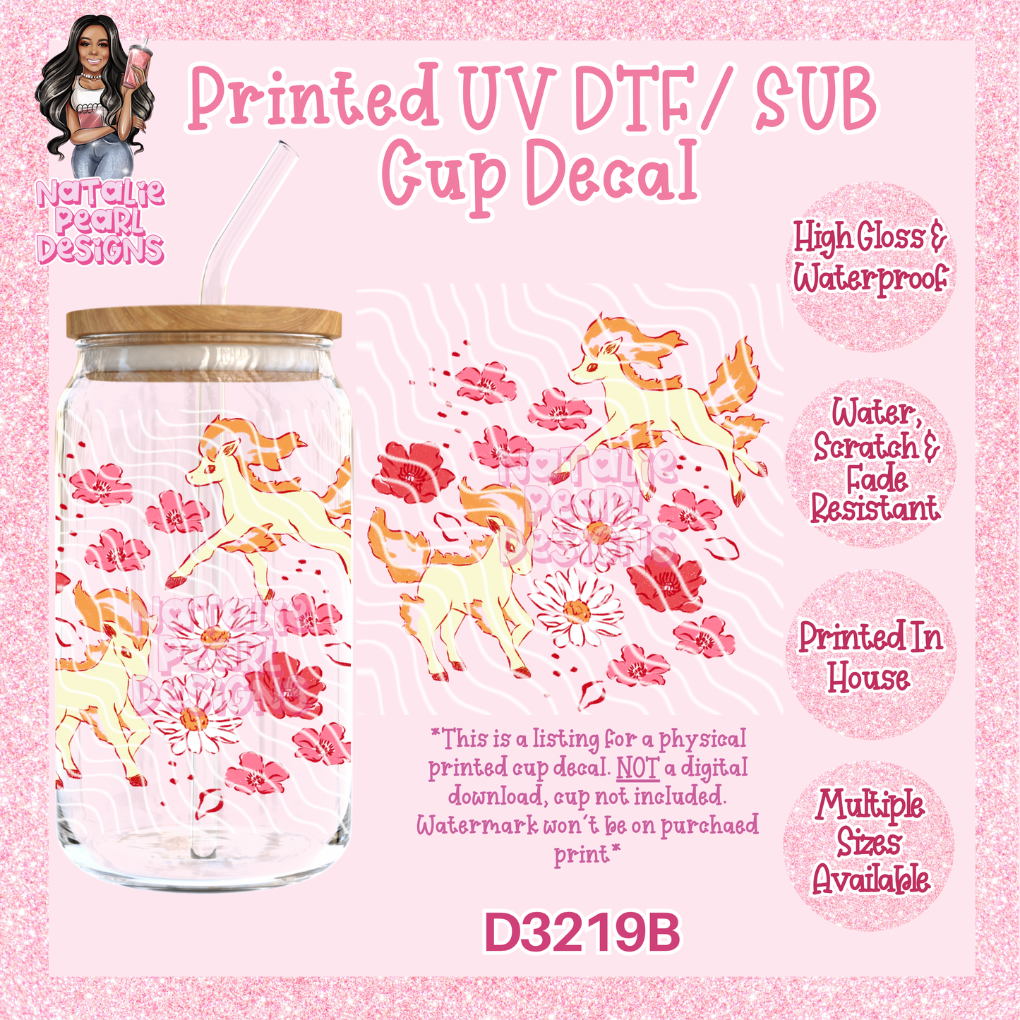 D3219B UV DTF/Sub Decal