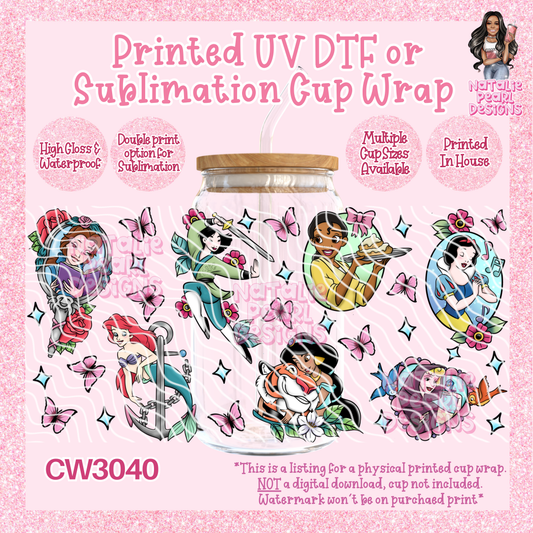 CW3040 UV DTF/SUB Cup Wraps