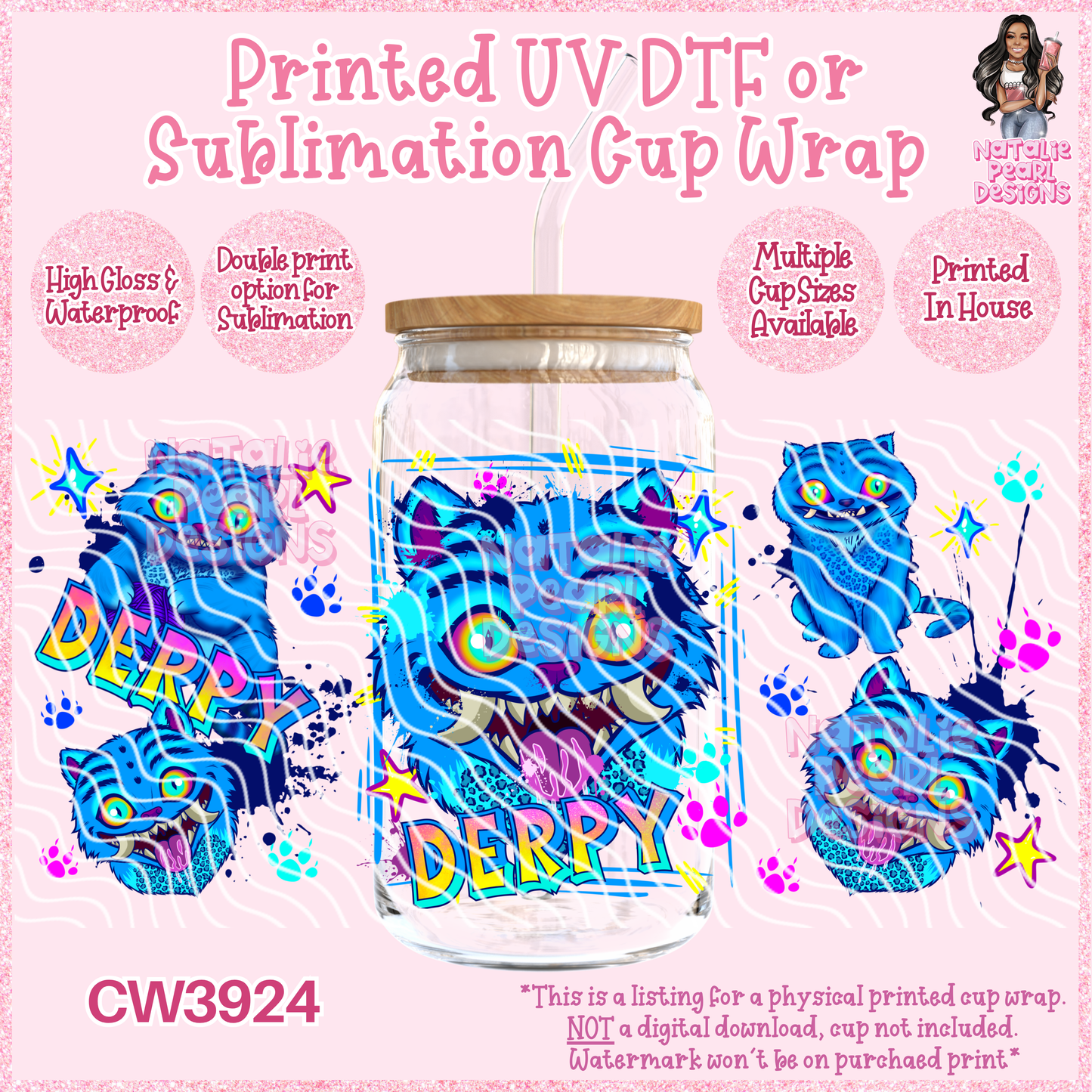 CW3924 UV DTF/SUB Cup Wraps