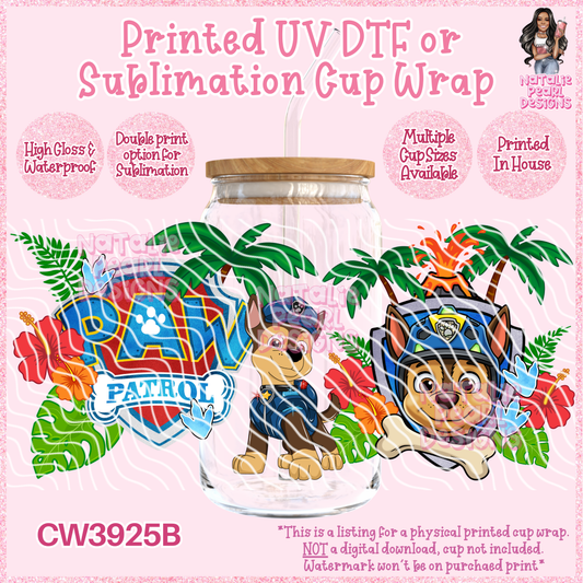 CW3925B UV DTF/SUB Cup Wraps