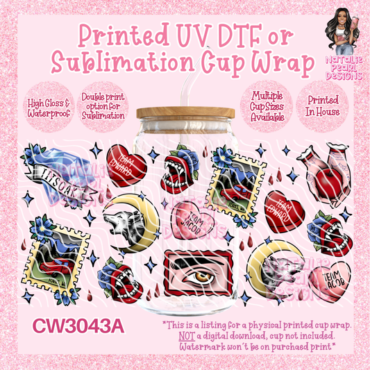 CW3043A UV DTF/SUB Cup Wraps
