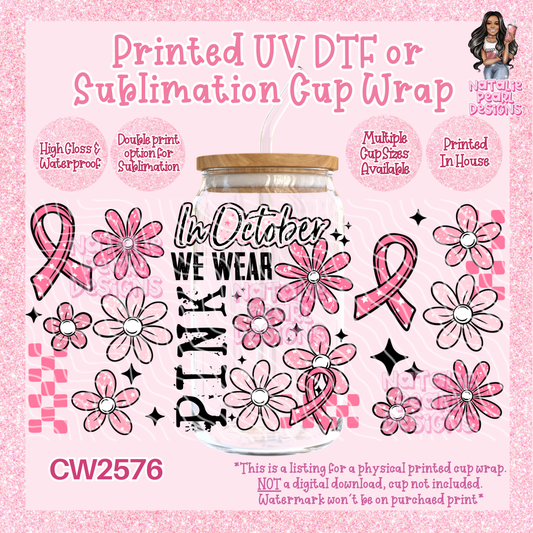 CW2576 UV DTF/SUB Cup Wraps