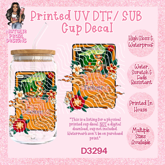 D3294 UV DTF/Sub Decal