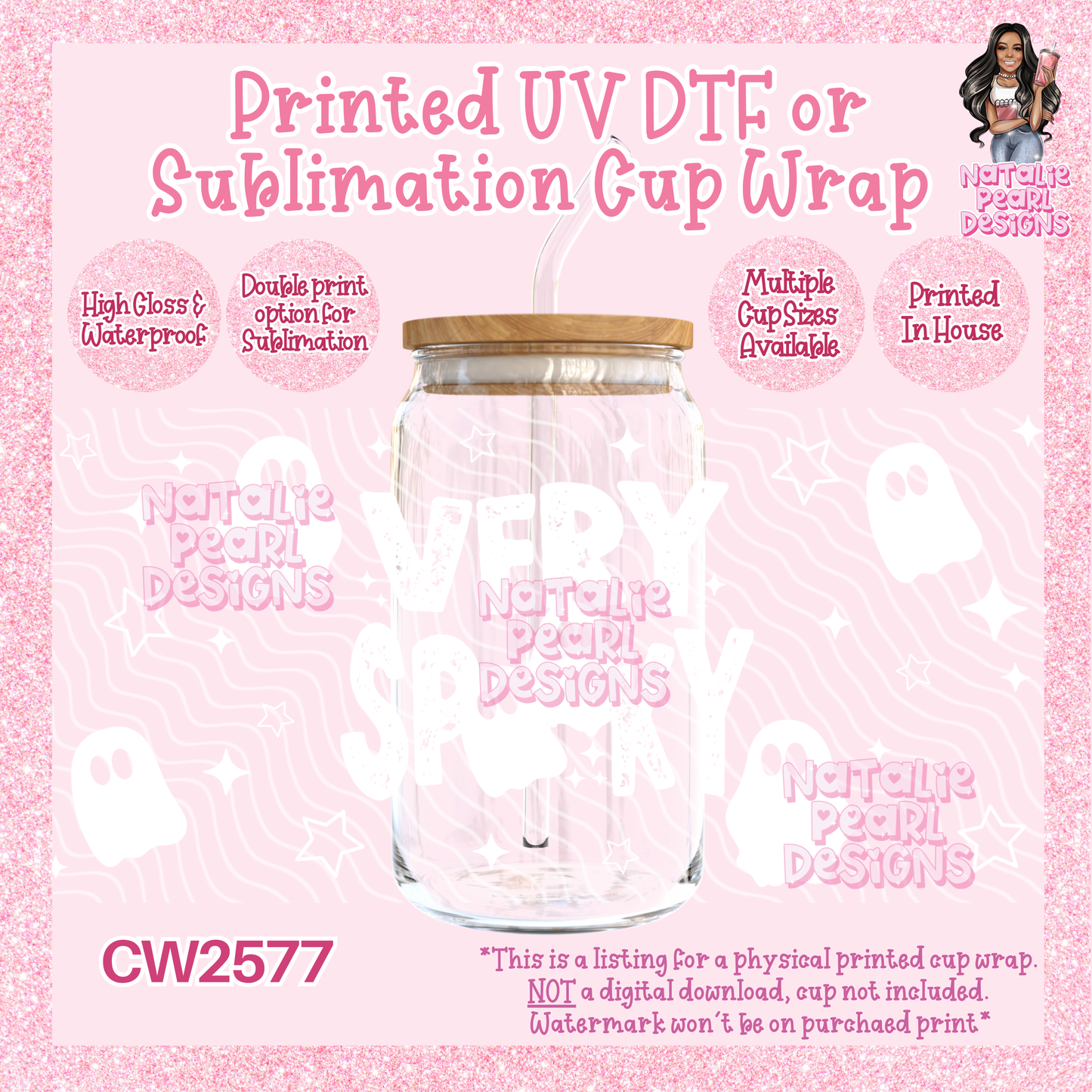 CW2577 UV DTF/SUB Cup Wraps