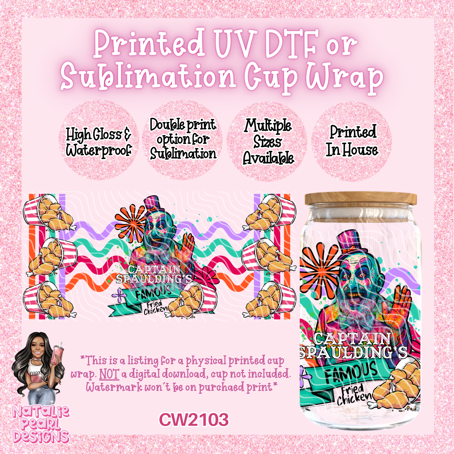 CW2103 UV DTF/SUB Cup Wraps