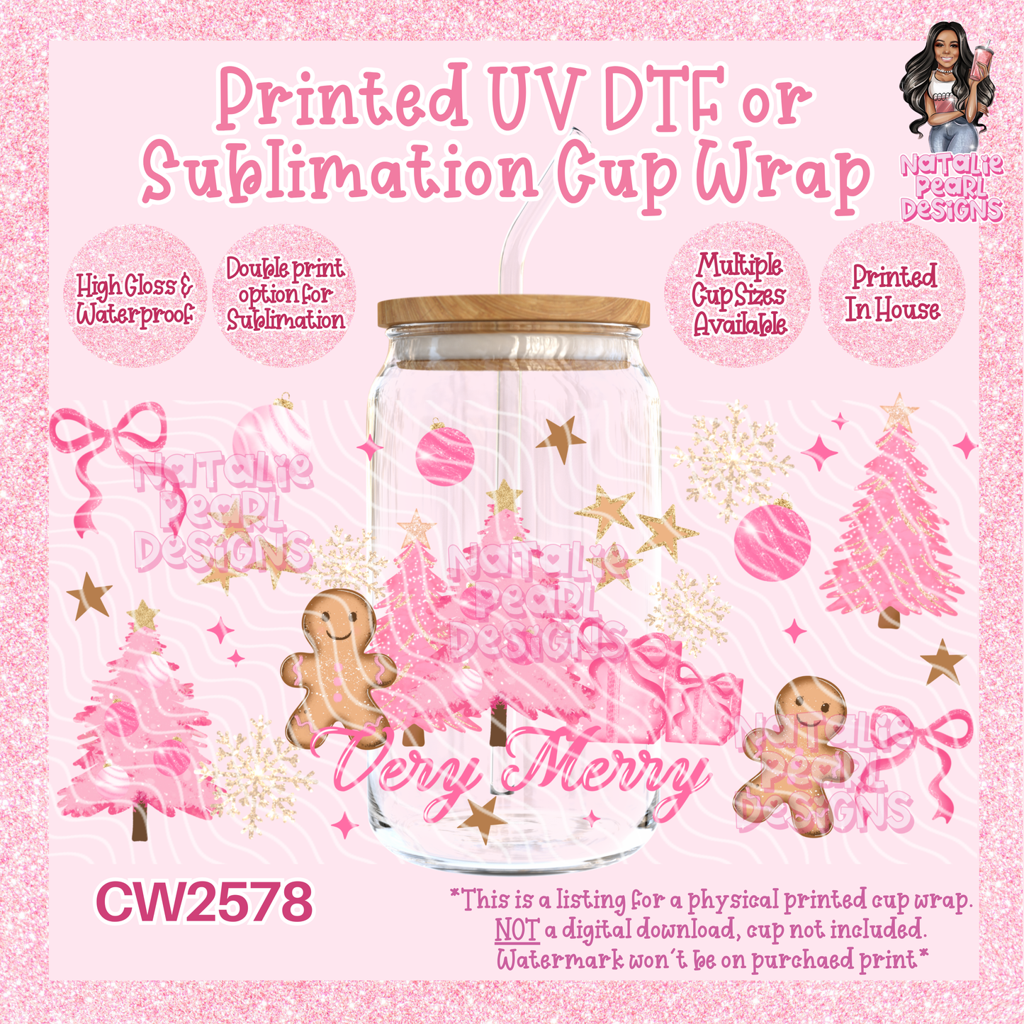 CW2578 UV DTF/SUB Cup Wraps