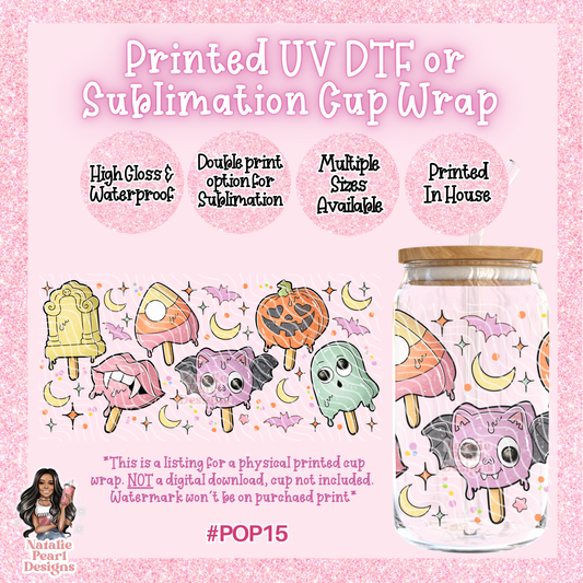 POP15 UV DTF/SUB Cup Wrap